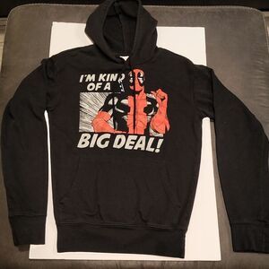 Marvel Deadpool "I'm Kinda A Big Deal" Men's Black Graphic Hoodie XS